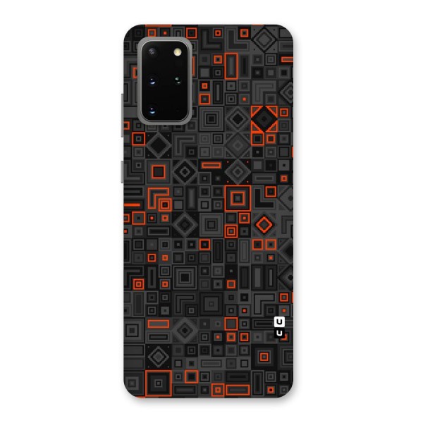 Orange Shapes Abstract Back Case for Galaxy S20 Plus