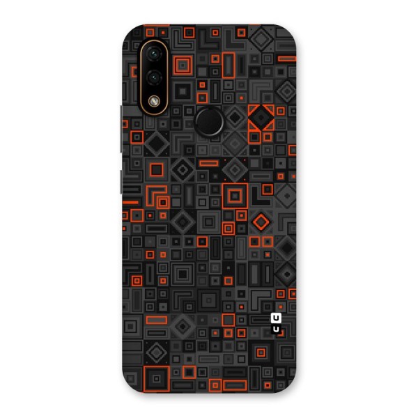 Orange Shapes Abstract Back Case for Lenovo A6 Note