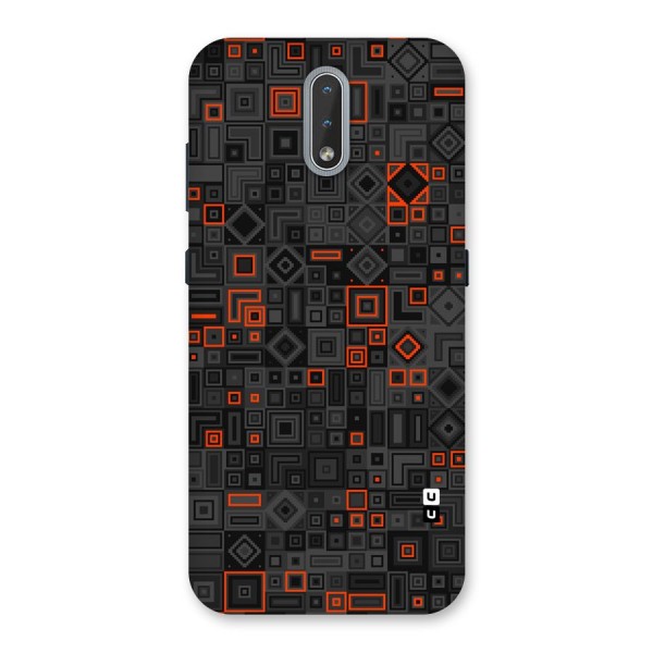 Orange Shapes Abstract Back Case for Nokia 2.3