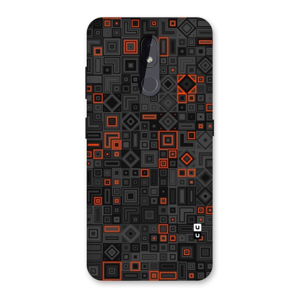 Orange Shapes Abstract Back Case for Nokia 3.2