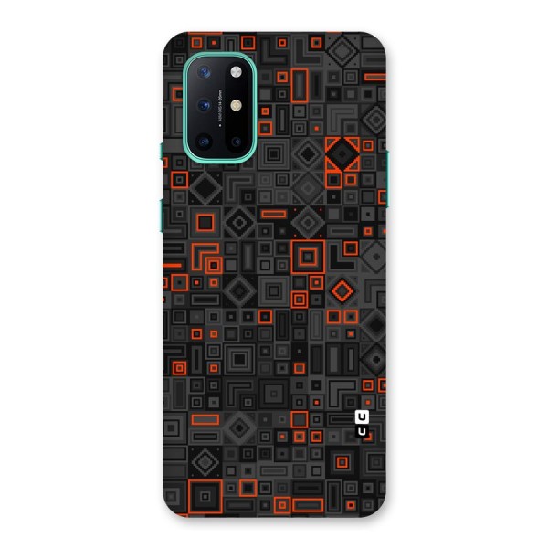 Orange Shapes Abstract Back Case for OnePlus 8T