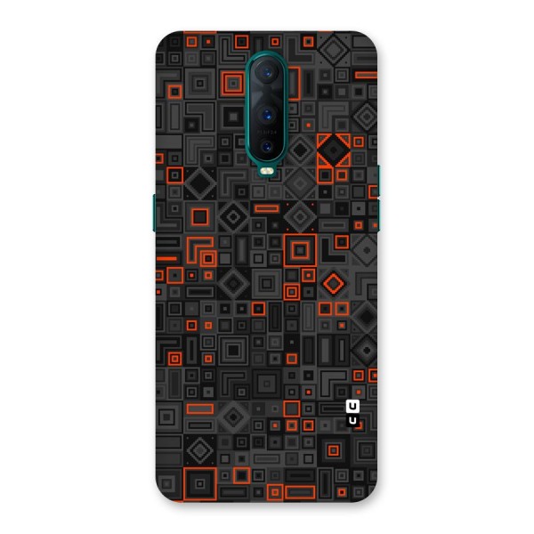 Orange Shapes Abstract Back Case for Oppo R17 Pro