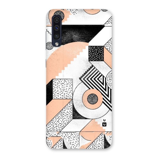 Orange Zig Zag Back Case for Galaxy A50s