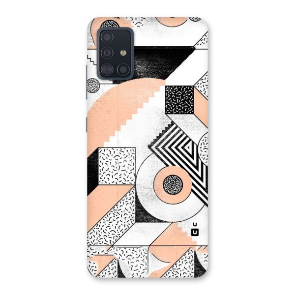 Orange Zig Zag Back Case for Galaxy A51