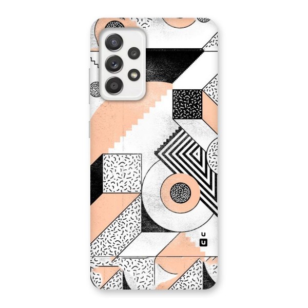 Orange Zig Zag Back Case for Galaxy A52