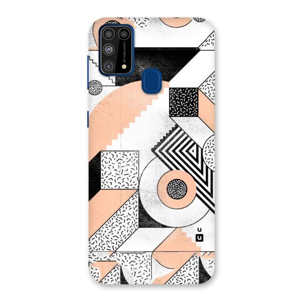 Orange Zig Zag Back Case for Galaxy F41