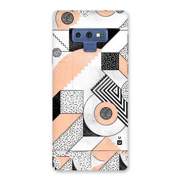 Orange Zig Zag Back Case for Galaxy Note 9