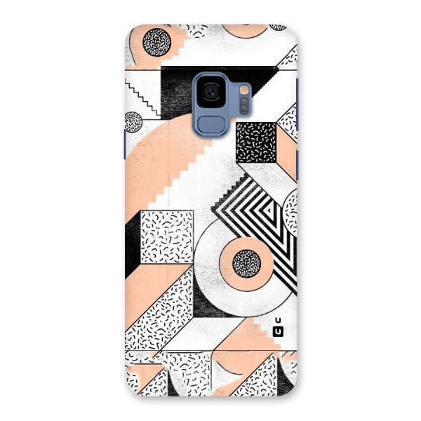 Orange Zig Zag Back Case for Galaxy S9