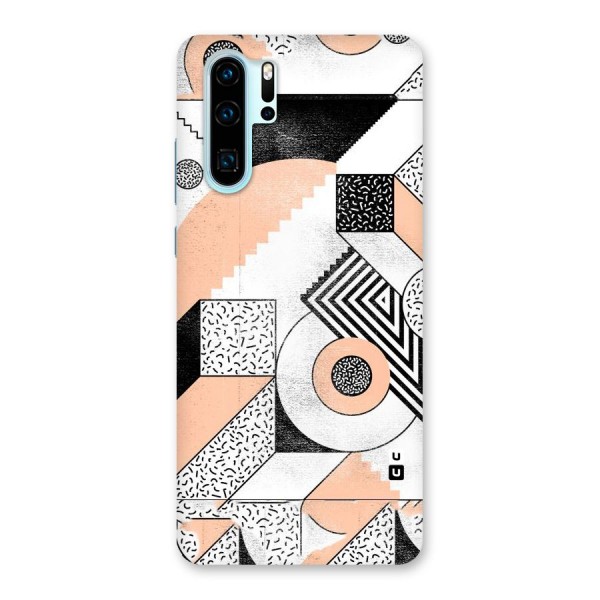 Orange Zig Zag Back Case for Huawei P30 Pro