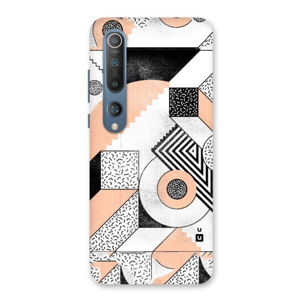 Orange Zig Zag Back Case for Mi 10