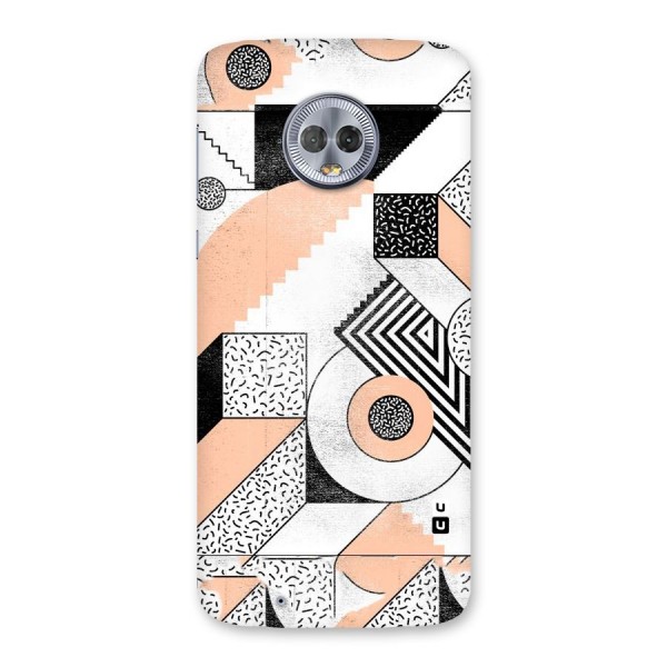 Orange Zig Zag Back Case for Moto G6