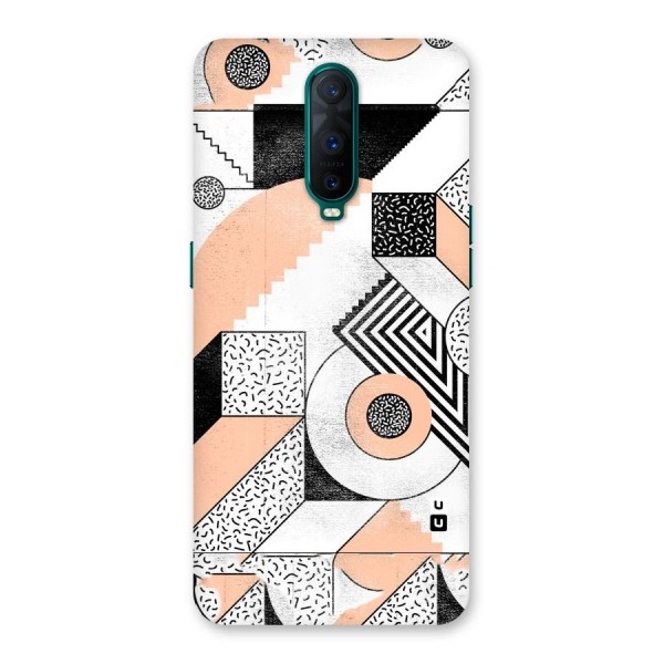 Orange Zig Zag Back Case for Oppo R17 Pro