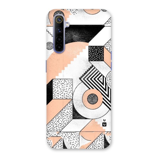 Orange Zig Zag Back Case for Realme 6