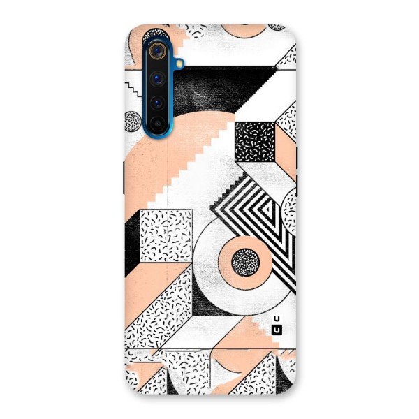 Orange Zig Zag Back Case for Realme 6 Pro