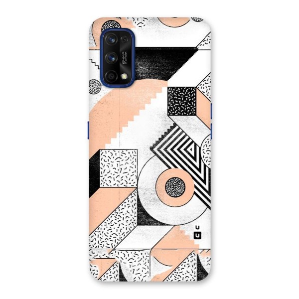 Orange Zig Zag Back Case for Realme 7 Pro