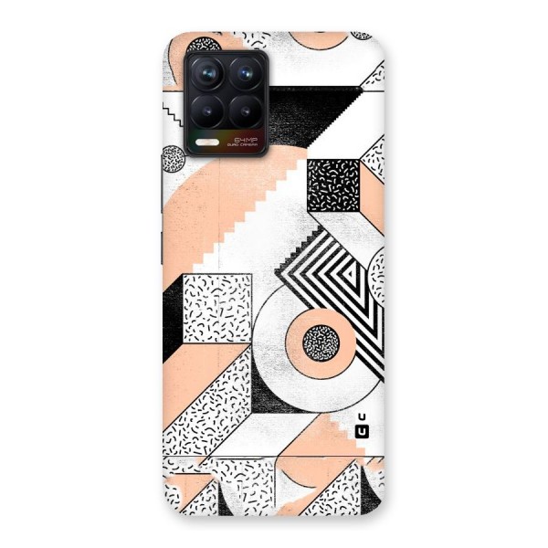 Orange Zig Zag Back Case for Realme 8