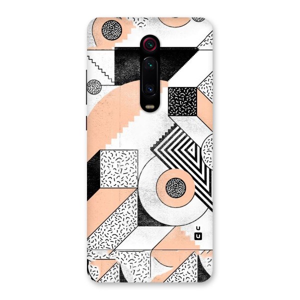 Orange Zig Zag Back Case for Redmi K20 Pro