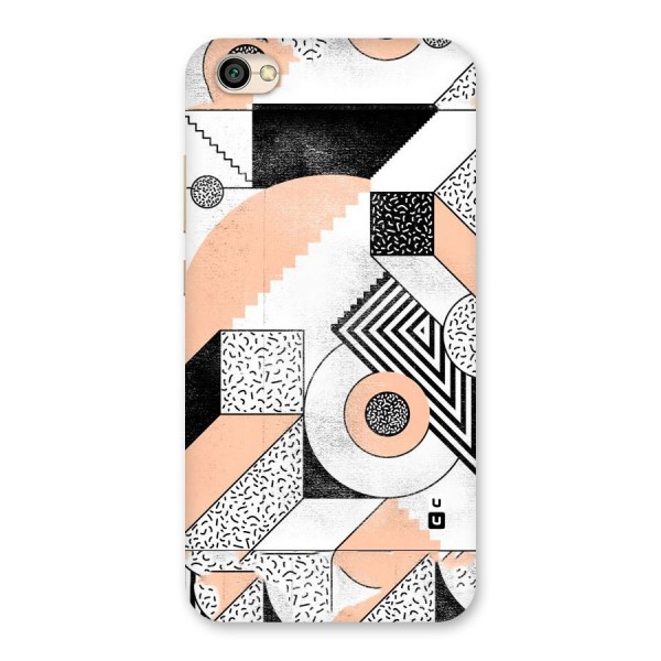 Orange Zig Zag Back Case for Redmi Y1 Lite