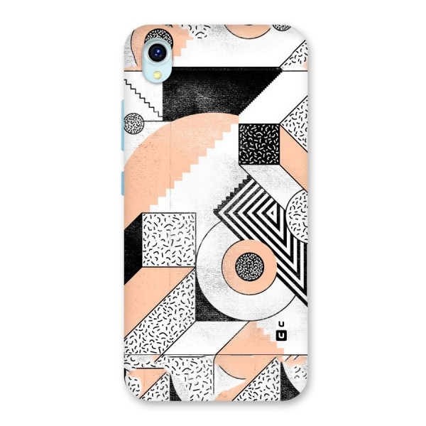 Orange Zig Zag Back Case for Vivo Y1s