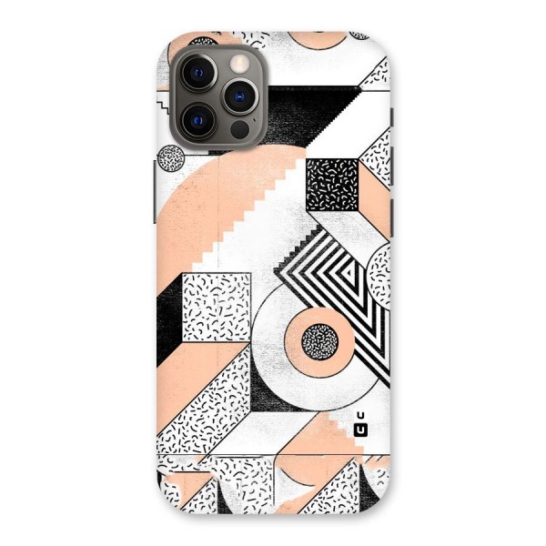 Orange Zig Zag Back Case for iPhone 12 Pro