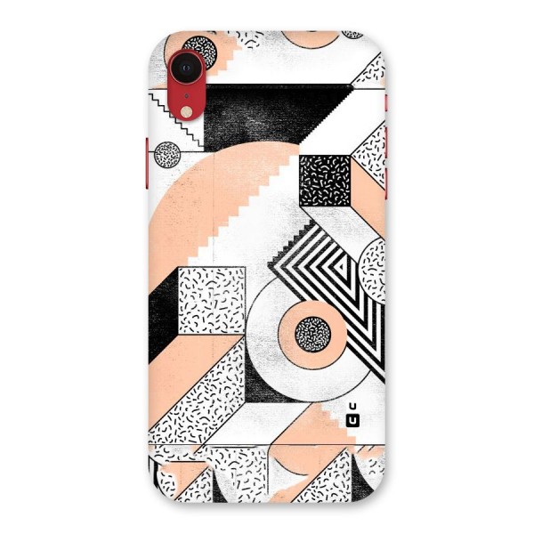 Orange Zig Zag Back Case for iPhone XR