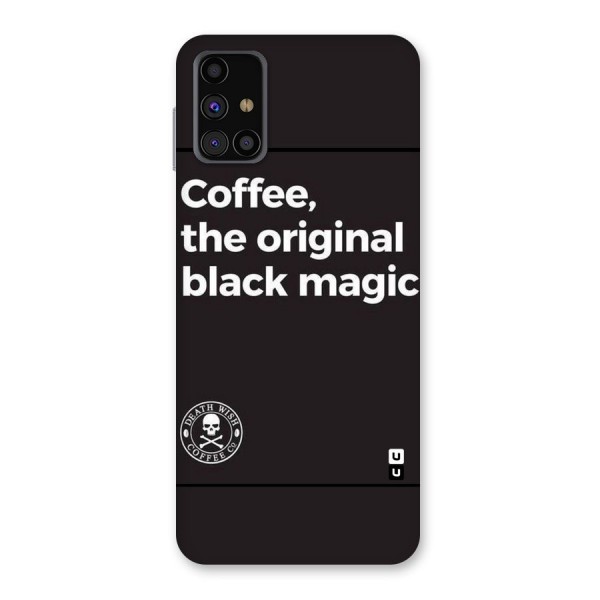 Original Black Magic Back Case for Galaxy M31s