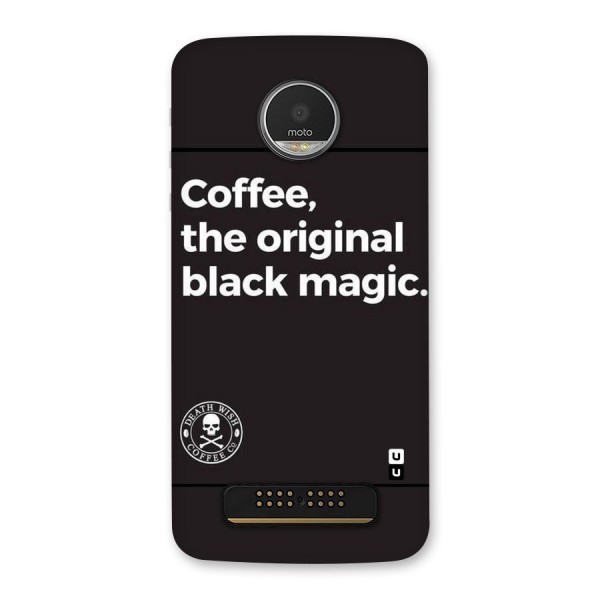 Original Black Magic Back Case for Moto Z Play