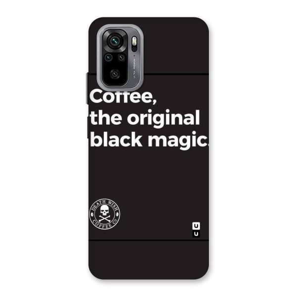 Original Black Magic Back Case for Redmi Note 10