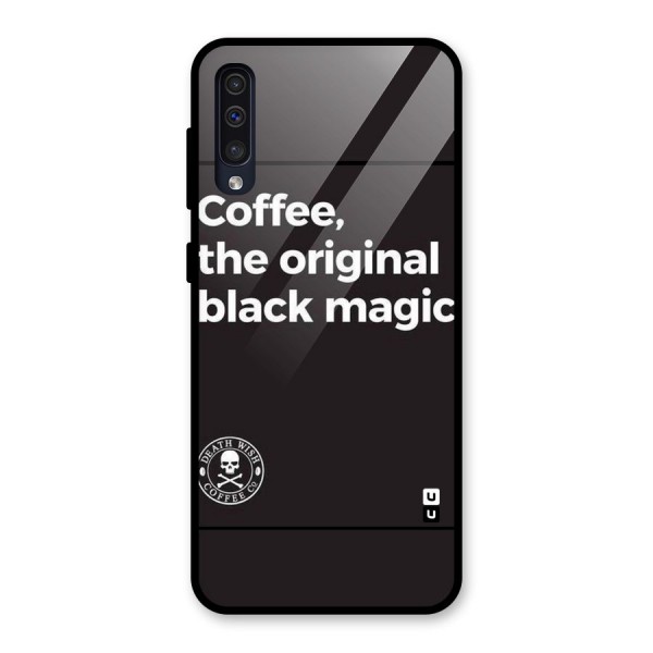 Original Black Magic Glass Back Case for Galaxy A50s