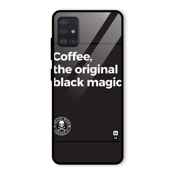 Original Black Magic Glass Back Case for Galaxy A51