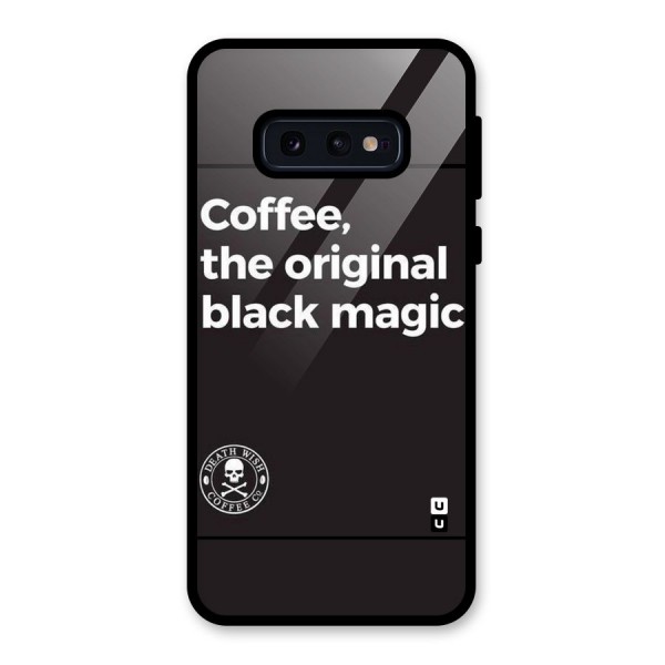 Original Black Magic Glass Back Case for Galaxy S10e