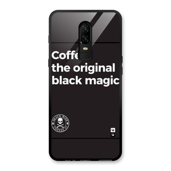 Original Black Magic Glass Back Case for OnePlus 6