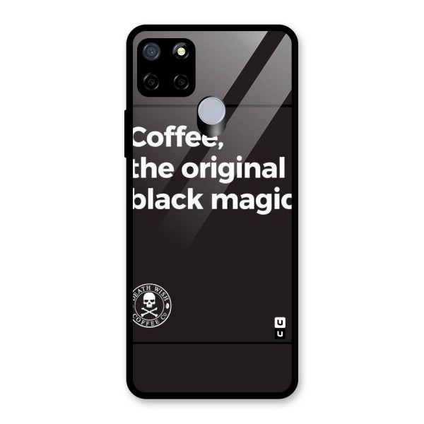 Original Black Magic Glass Back Case for Realme C15