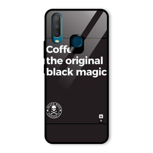 Original Black Magic Glass Back Case for Vivo Y12