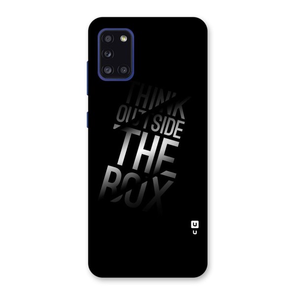 Outside The Box Back Case for Galaxy A31