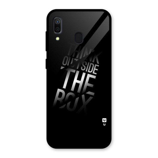 Outside The Box Glass Back Case for Galaxy A30