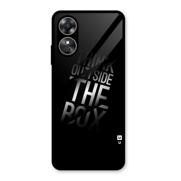 Outside The Box Glass Back Case for Oppo A17