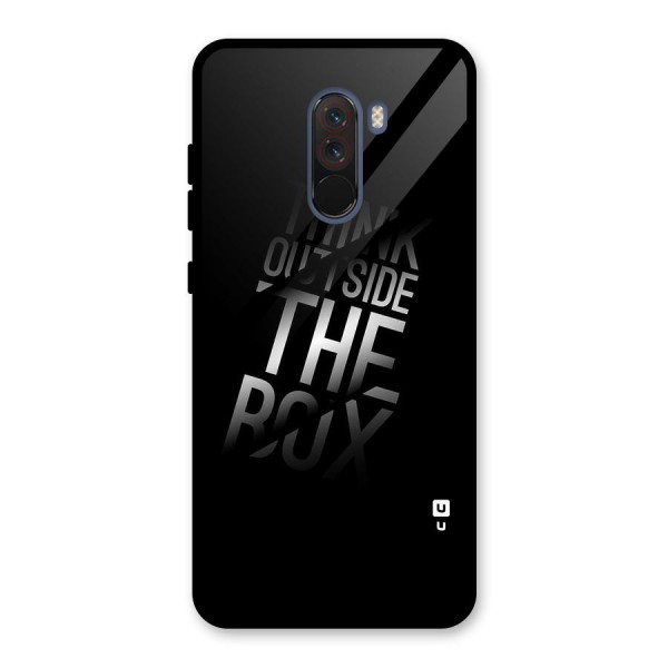 Outside The Box Glass Back Case for Poco F1