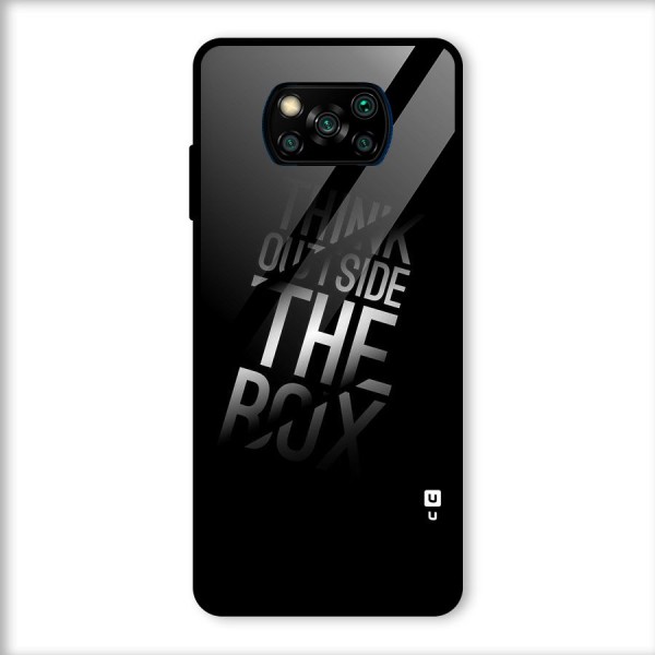 Outside The Box Glass Back Case for Poco X3