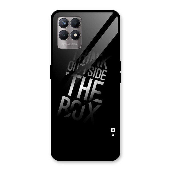 Outside The Box Glass Back Case for Realme 8i