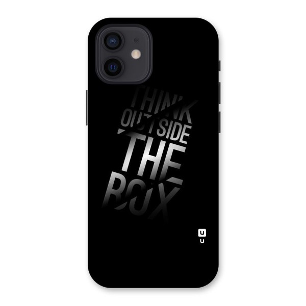 Outside The Box Thinking Back Case for iPhone 12