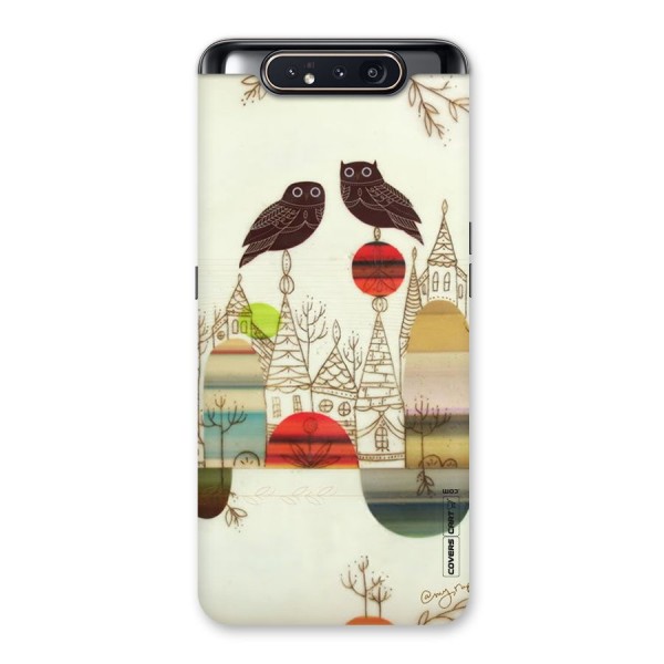 Owl Art Back Case for Galaxy A80