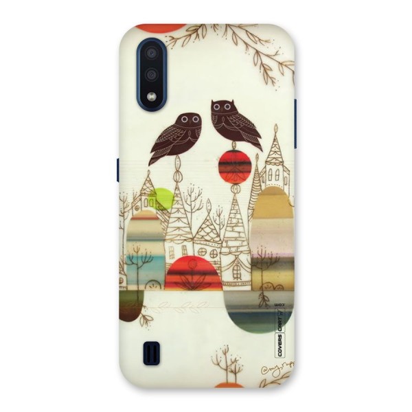 Owl Art Back Case for Galaxy M01