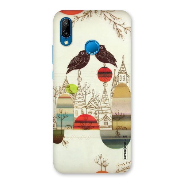 Owl Art Back Case for Huawei P20 Lite