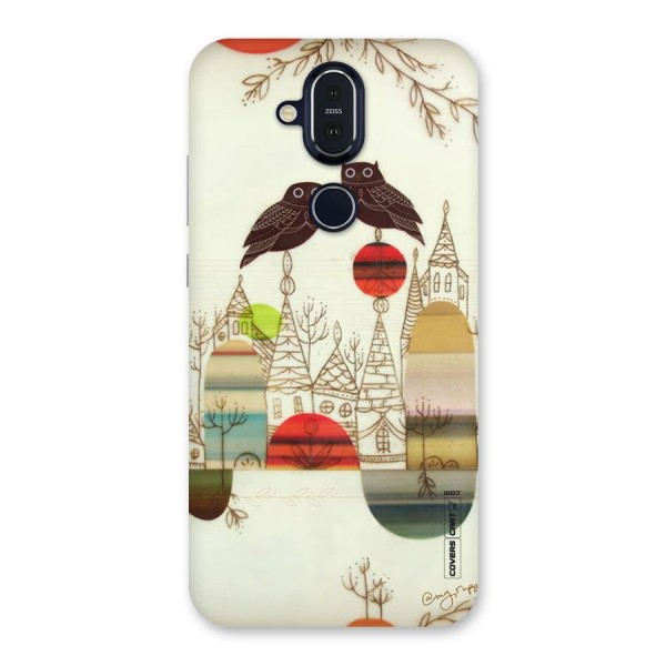 Owl Art Back Case for Nokia 8.1