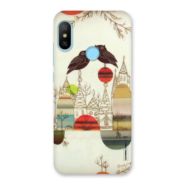 Owl Art Back Case for Redmi 6 Pro