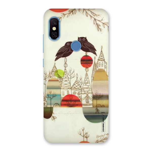 Owl Art Back Case for Redmi Note 6 Pro