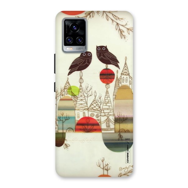 Owl Art Back Case for Vivo V20 Pro