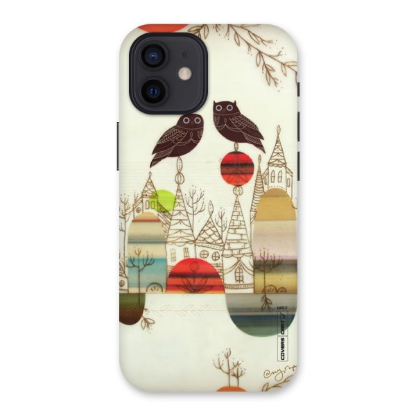 Owl Art Back Case for iPhone 12