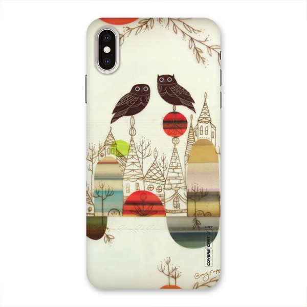 Owl Art Back Case for iPhone XS Max